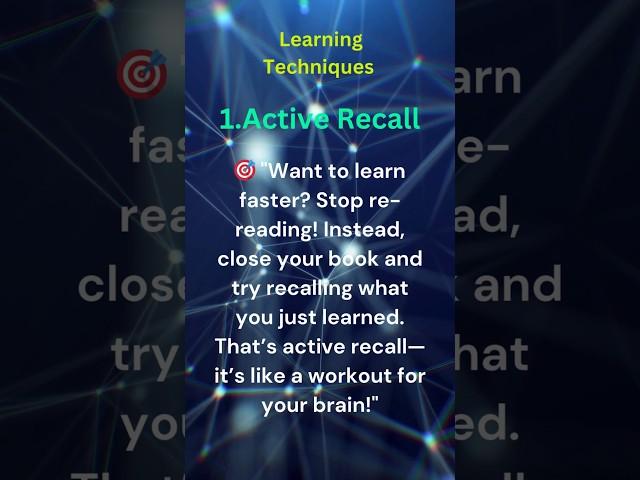 Learning Techniques #topperstudytips #education