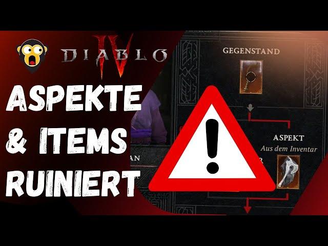 UNBEDINGT VERMEIDEN in Diablo 4! Fast JEDER nutzt ASPEKTE FALSCH