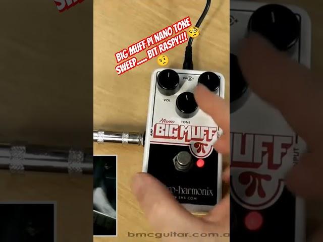 #ehx Big Muff Nano #tone sweep.