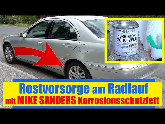 Rostige Radläufe - Mike Sanders Korrosionsschutzfett - Preiswerte Vorsorge statt teurer Reparatur