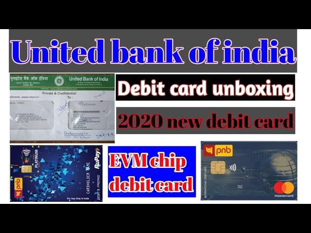 united bank of india debit card unboxing | ubi debit card | rupay Debit card | Platinum Ru pay |