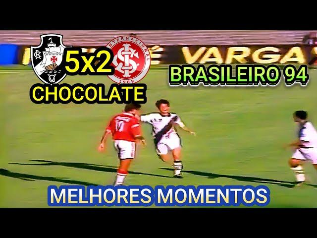 Vasco 5 x 2 Internacional melhores momentos Brasileirão 94