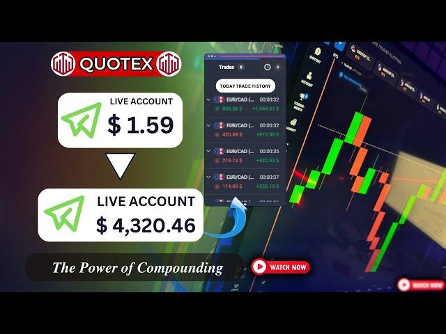 "How I Turned $1 into $4320 with Trading Zone!" | #trading #stockmarket #quotex #tradingstrategy