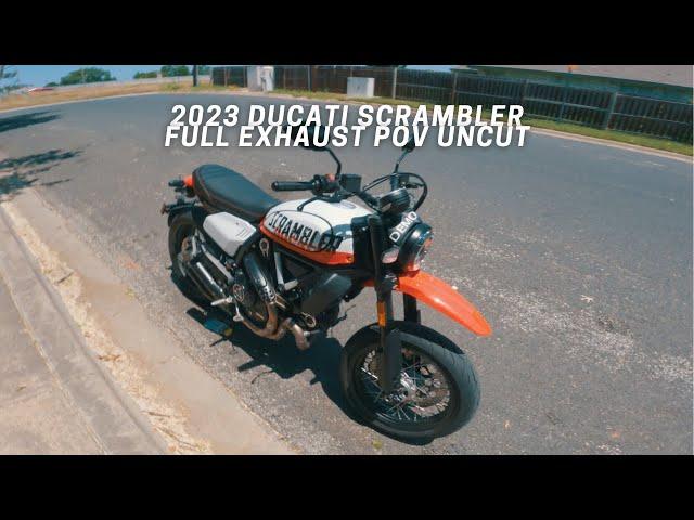 2023 Ducati Scrambler | First Ride Pure Sound (4K)