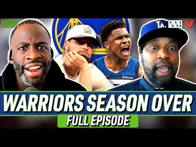 Draymond Green REACTS to Warriors NBA playoffs loss to Wolves, Steph injury, Minnesota fan incident
