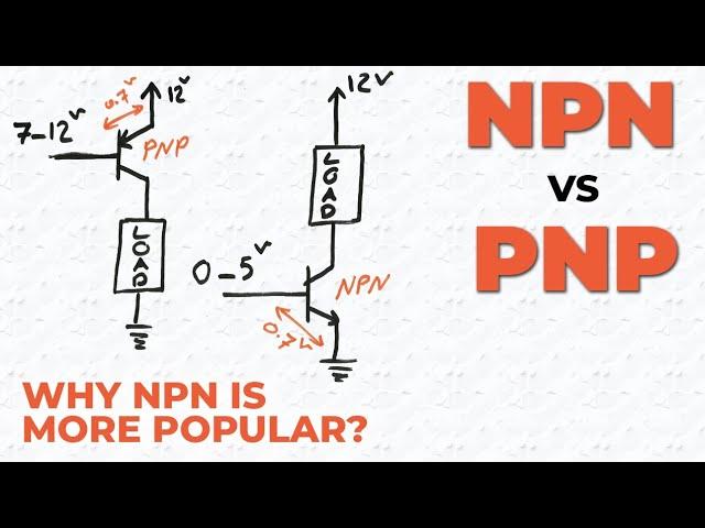 Why NPN transistors are more often used in circuits?