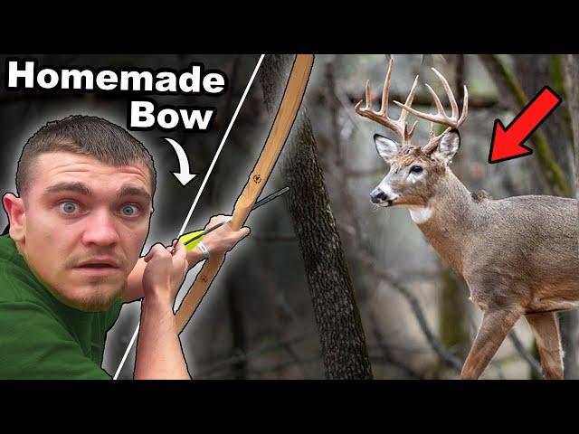 I Hunted Deer with a Homemade Bow!