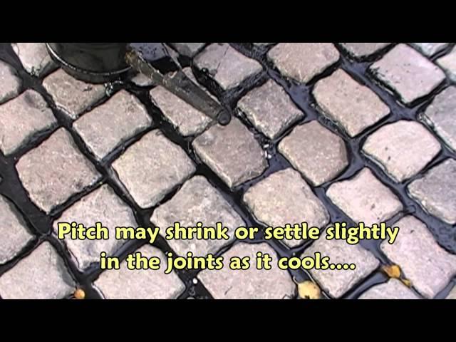 Pitch jointing for setts and cubes