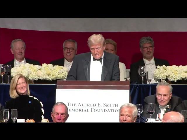 FULL SPEECH: President Trump's Speech at the Alfred E. Smith Memorial Foundation Dinner