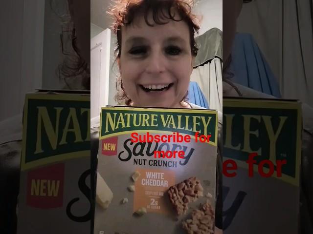 New nature valley Savory nut crunch white cheddar