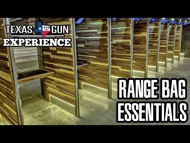 Top items to bring to the shooting range