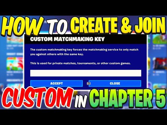 How to Make/Join CUSTOM matches in Fortnite (2024)