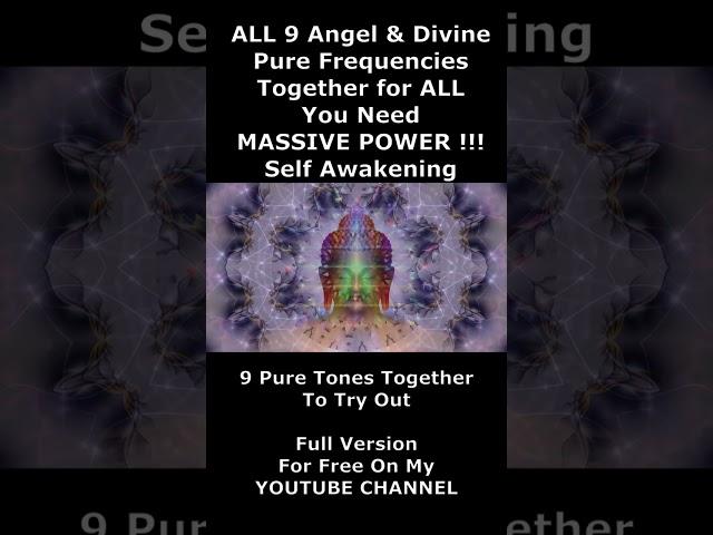 ALL 9 Divine Frequencys Pure #111hz #999hz #divinefrequency