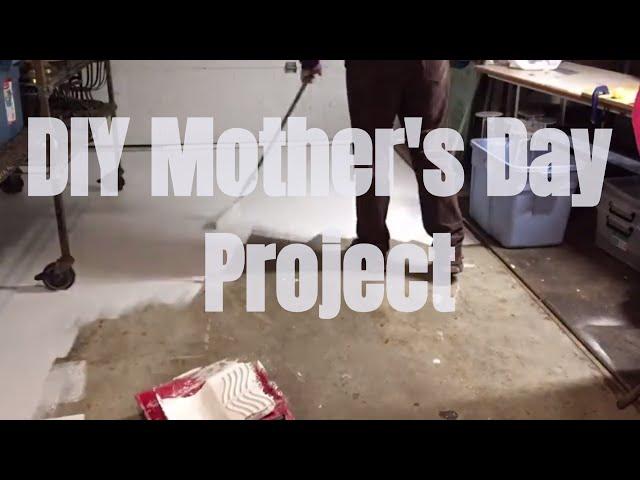 DIY Mother's Day Project - Garage Floor Coating | The Cedar Workshop