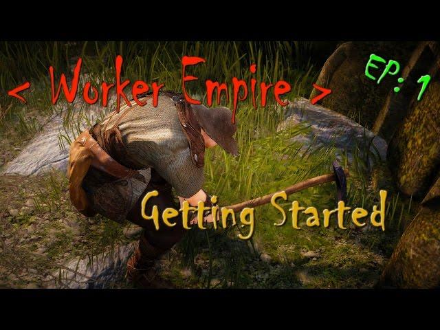 Black Desert - Worker Empire (EP: 1) - Getting started : Workers , Beer , Junk Crates