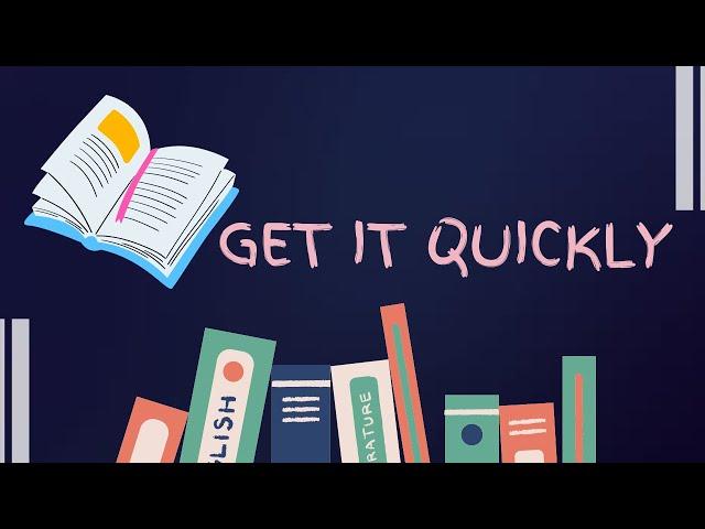 Introduction Video | QuickLit | Get it, Quickly