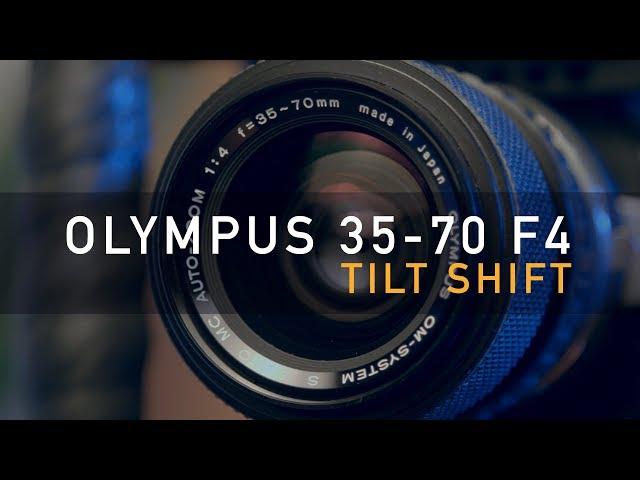 Olympus 35-70 F4 with a tilt shift adapter on s16