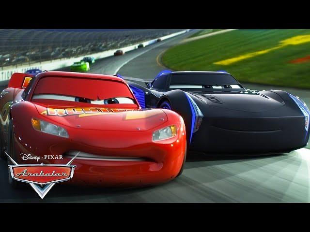 Şimşek McQueen vs. Jackson Storm! | Pixar Cars Türkiye