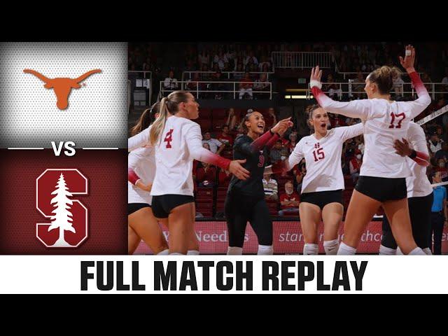 Texas vs. Stanford Full Match Replay | 2024 ACC Volleyball