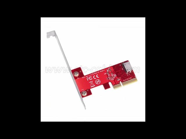 PCIe 3.0 x4 to Oculink SFF 8612 Adapter Card