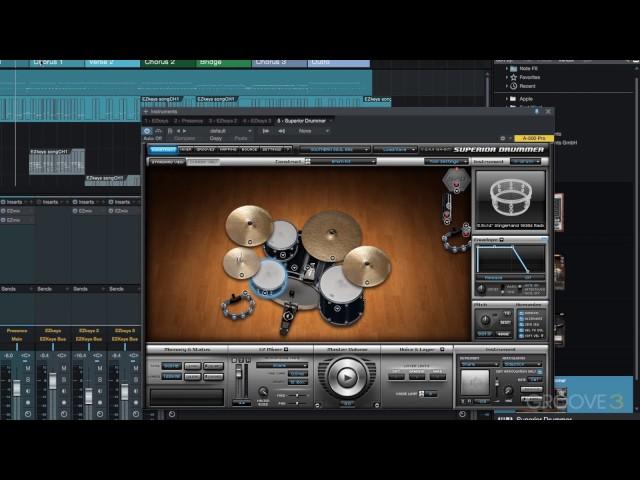 14 Modifying the Drum Track with Superior Drummer 2