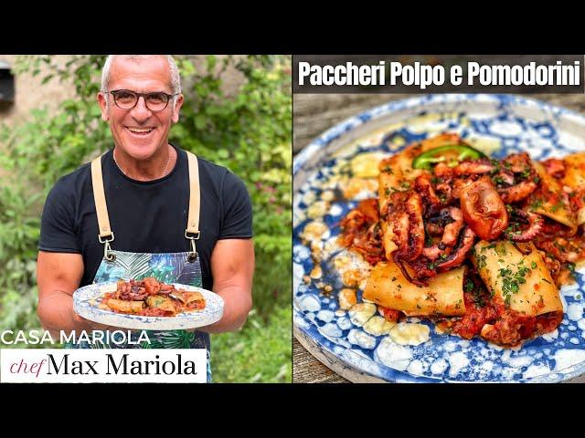  PACCHERI con POLPO e POMODORINI (troppo BUONI!) Chef Max Mariola