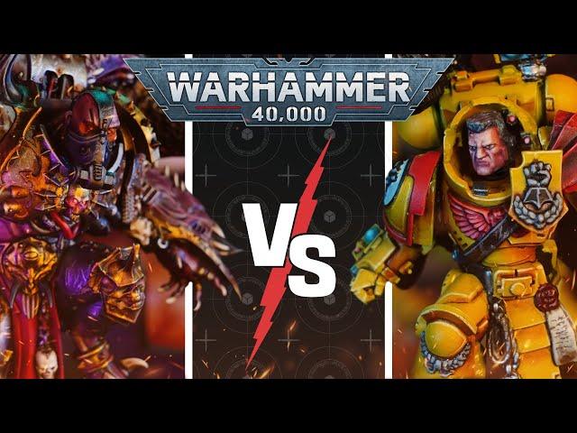 Imperial Fists vs Iron Warriors | Warhammer 40k Battle Report