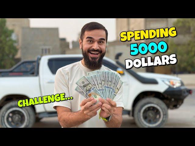 Spending 5000 dollars in a day challenge 