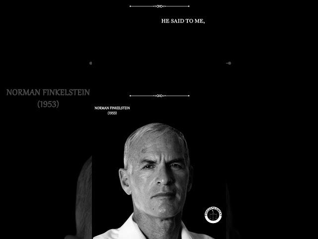 When a JEW Interviewed HAMAS LEADER #normanfinkelstein