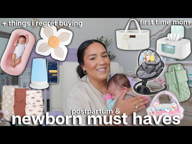 newborn essentials  baby & postpartum must haves | baby registry recommendations & waste of money