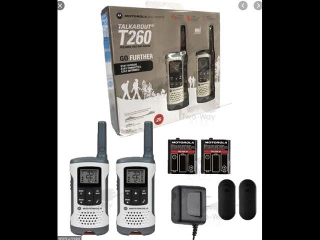 Review of the Motorola T260 Walkie Talkies