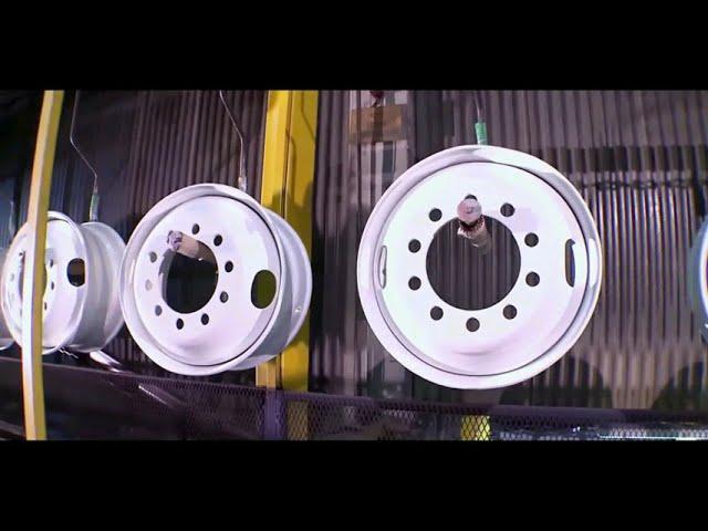 Amazing Steel Wheel Production, Car & Truck | How It's Made | Automated Wheel making Process.