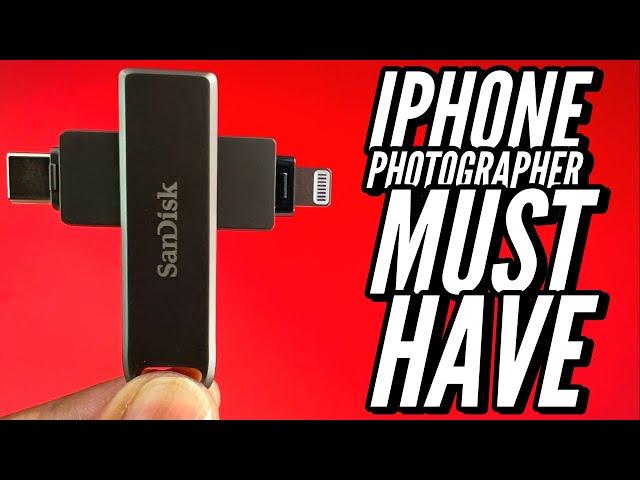 iPhone Photographers Must Have SanDisk iXpand Flash Drive Luxe | Non Photo Tech For Photographers