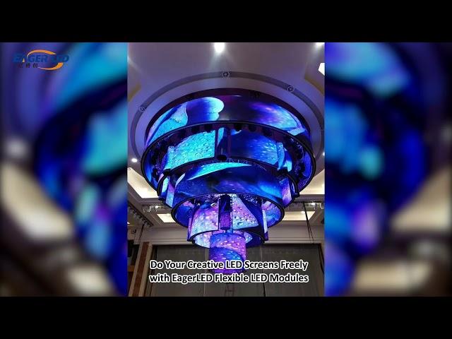 Do Your Creative LED Screens with EagerLED Flexible LED Modules
