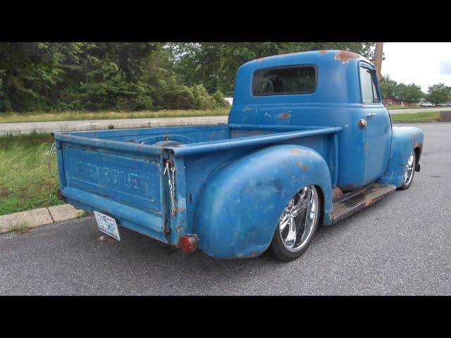 1955 LS Swapped Chevy test drive and burnout!!! Team BTS