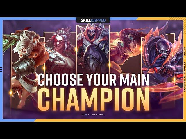 How to Choose Your MAIN Champion! - Beginner's League of Legends Guide