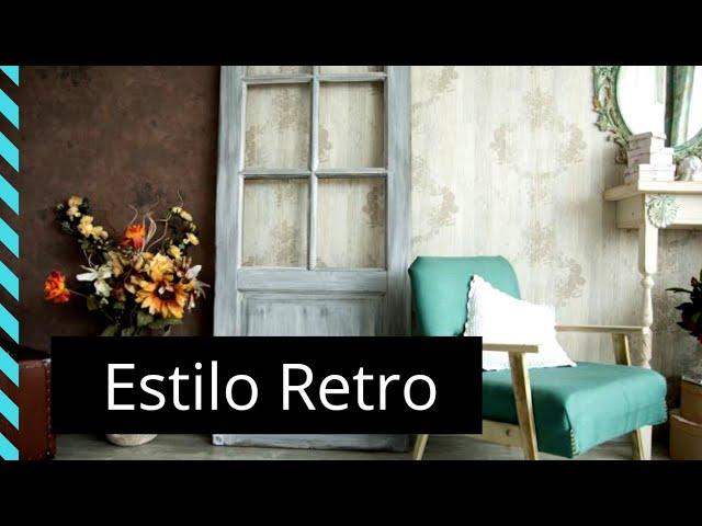 Estilo retro/Retro style decoration.