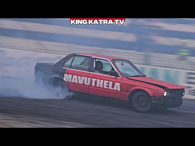 Katra Spinning Powerful V8 at Mahem Raceway