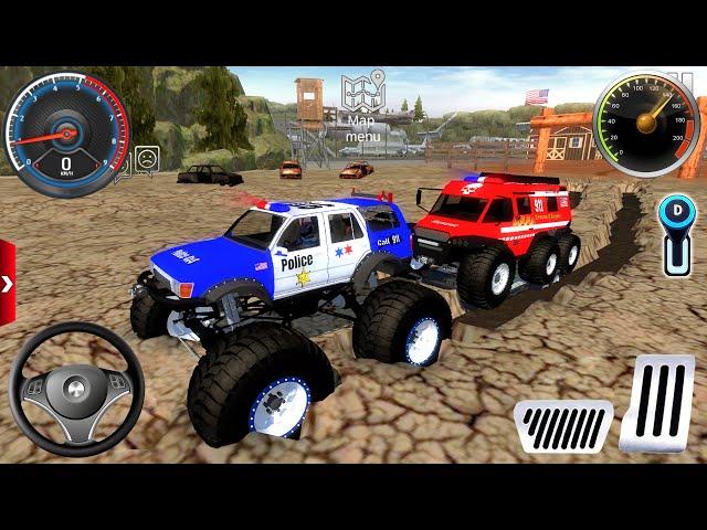 Juegos De Carros - Police Car emergency 911 Rescue Mission #2 - Extreme Offroad Android GamePlay