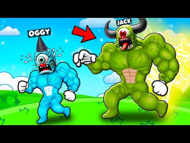 Roblox The Challange Between Oggy And Jack To Become Stronger