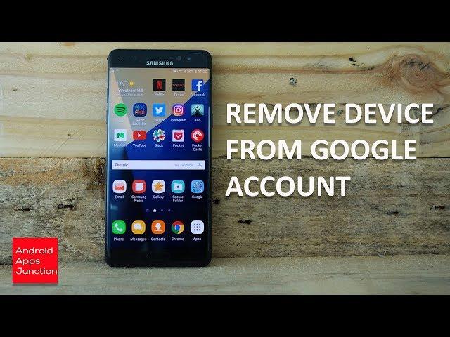 How to remove old devices from google account