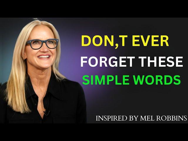 DONT EVER FORGET THESE SIMPLE WORDS || ML ROBBINS MOTIVATIONAL SPEECH ||