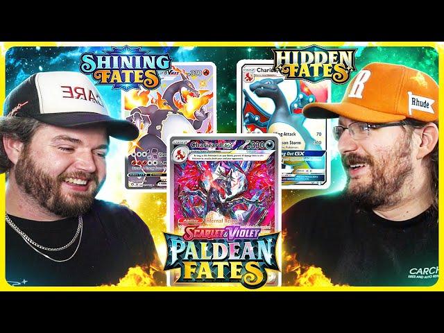 Paldean Fates vs. Shining Fates vs. Hidden Fates (Pokemon Pack Opening w/ WILDCAT & Panda)