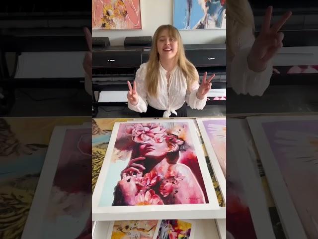 How I make fine art prints️ #art