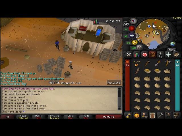 OSRS - Unidentified fossils, how to GET/USE them - GUIDE