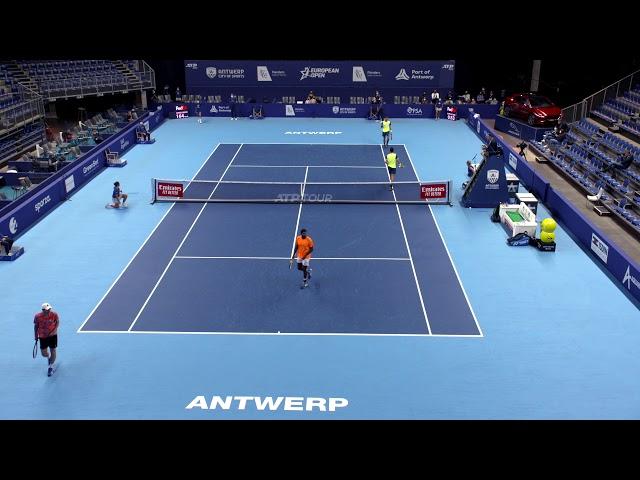 Highlights Bopanna/Middelkoop vs Gille/Vliegen European Open 2020