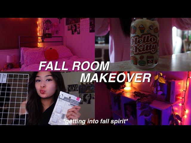 FALL ROOM MAKEOVER  decorate with me!