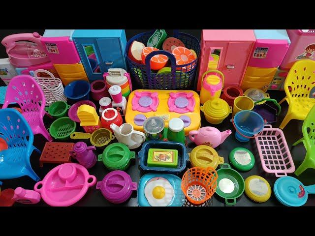 5 Minutes satisfying with unboxing Hello kitty kitchen set | ASMR satisfying Miniature kitchen set