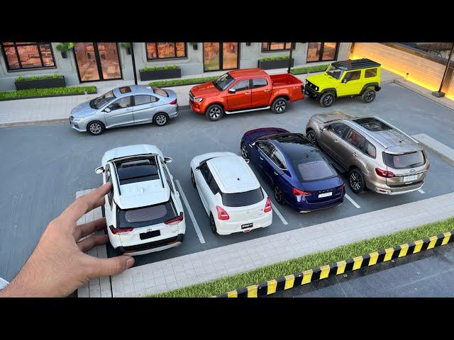 Parking Mini Everyday Car Collection 1:18 Scale | Diecast Model Cars