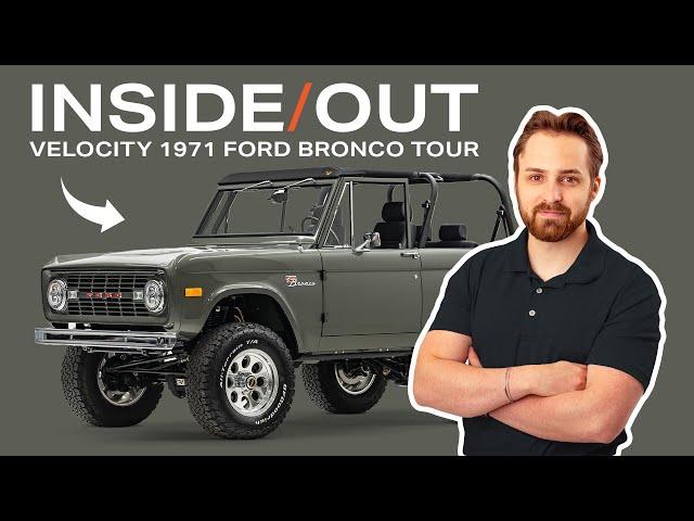 Vintage Ford Bronco | Velocity Restorations 1971 Aventurine Green Ford Bronco